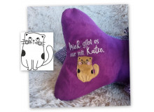 Stickdatei - Cute Doodle Cat 1 Appli